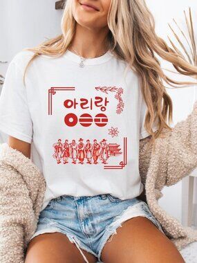 Arirang World Tour T-Shirt, K-Pop Hanbok Culture fan Graphic Tee Concert Fan 256